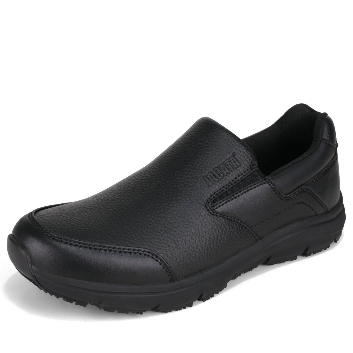 Men's Non Slip Black Work Shoes
